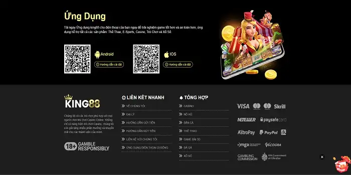 Mục giấy phép hoạt động của King88