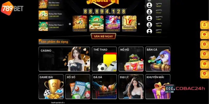 Dịch vụ cờ bạc 789Bet77 xanh chín minh bạch