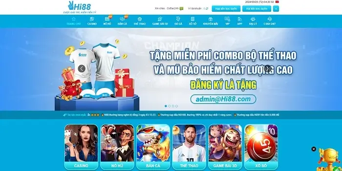 Sản phẩm cá cược tại Hi88 Tv