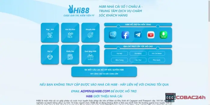 Các kênh hỗ trợ tại 67Hi88 Com