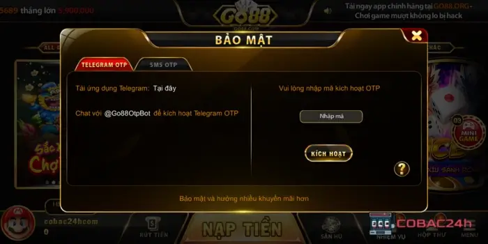 Bảo mật Go88x CLub an toàn