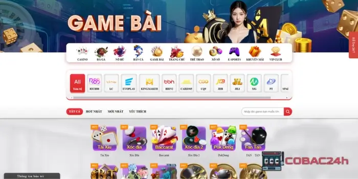 Sản phẩm cược Game Bài tại MB6611