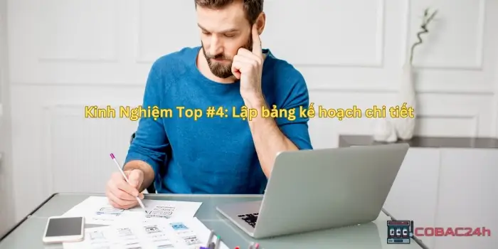 Lập bảng kế hoạch trước khi áp dụng kinh nghiệm tài xỉu để chơi