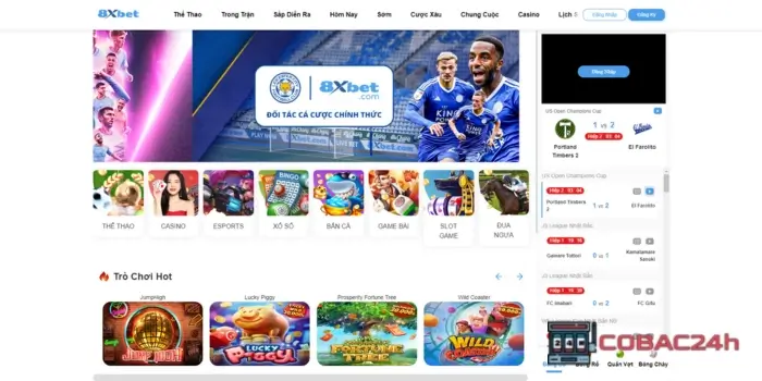 Sản phẩm cá cược tại 8XBet217 Com