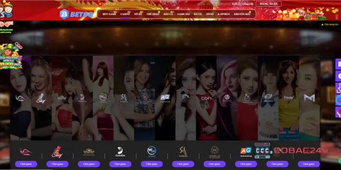 Sảnh cược Casino Bet885 Vip xanh chín