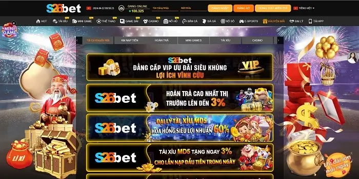 Ưu đãi dành cho người chơi tại S26Bet66